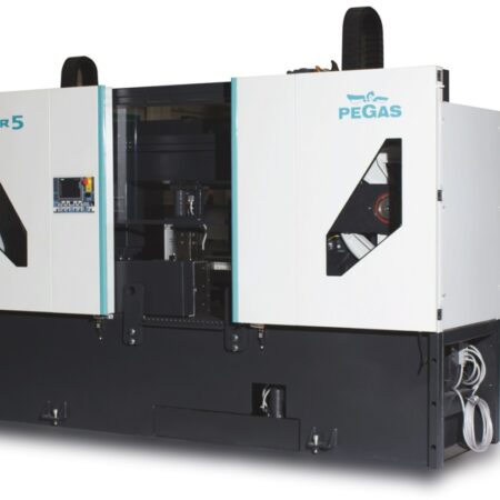 Двухстоечный автоматический ленточнопильный станок Pegas THOR 5