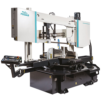 Двухстоечные полуавтоматические ленточнопильные станки